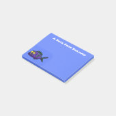 Cartoon van de Piranha-vis Post-it® Notes (Schuin)