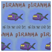 Cartoon van de Piranha-vis Stof (Close Up)