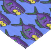 Cartoon van de Piranha-vis Tafelkleed (Gekanteld)