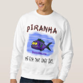 Cartoon van de Piranha-vis Trui (Voorkant)