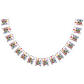 Cartoon van de prettige kerstfeestdag. vlaggetjes (Alle)