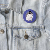 Cartoon van de Russische Dwarf Hamster Ronde Button 5,7 Cm (In situ)