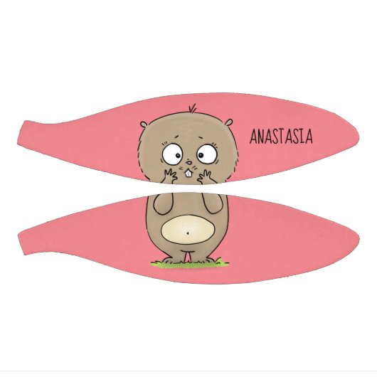 Cartoon van de schattige kruiphamster van de verge basketbal (Panelen)