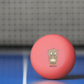 Cartoon van de schattige kruiphamster van de verge pingpongbal (Net)