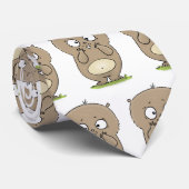 Cartoon van de schattige kruiphamster van de verge stropdas (Opgerold)