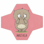 Cartoon van de schattige kruiphamster van de verge voetbal (Enkel)