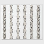 Cartoon van de ternaire hond van de zachte beklede cadeaupapier (Vlak)