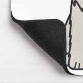 Cartoon van de ternaire hond van de zachte beklede muismat (Hoek)