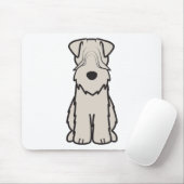 Cartoon van de ternaire hond van de zachte beklede muismat (Met muis)