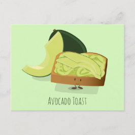 Cartoon | van de Toost van de avocado Briefkaart