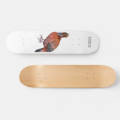 Cartoon van de tragopanvogel van Cabot Persoonlijk Skateboard (Horizontaal)