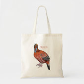 Cartoon van de tragopanvogel van Cabot Tote Bag (Voorkant)