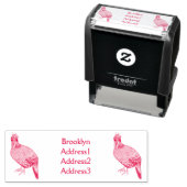 Cartoon van de tragopanvogel van Cabot Zelfinktende Stempel (In situ)