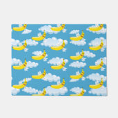 Cartoon van de Voedselpartij Bananas Deurmat (Voorkant)