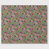 Cartoon van de Waterverf van naadloze verse vrucht Cadeaupapier (Vlak)