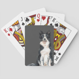 Cartoon van Dierlijke Pet Dog Pokerkaarten