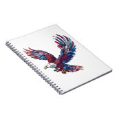 Cartoon van een adelaar, 4 juli concept notitieboek (Rechterzijde)