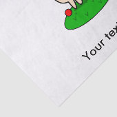 Cartoon van een kotterende puppy tissuepapier (Detail)