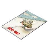 cartoon van een schildpad en slak met veiligheidsg notitieboek (Linkerzijde)