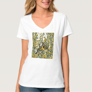 Cartoon van een Westerne weide 2 T-shirt