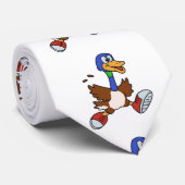 Cartoon van eenden | achtergrondkleur kiezen stropdas (Opgerold)