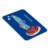 Cartoon van fancy guppy tropische vissoorten magneet (Rechterzijde)