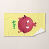 Cartoon van fijne granaatappels bad handdoek (Handdoek)