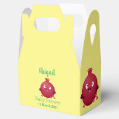 Cartoon van fijne granaatappels bedankdoosjes (Geopend)