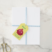 Cartoon van fijne granaatappels cadeaulabel (Met Touw)