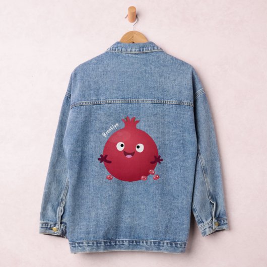 Cartoon van fijne granaatappels denim jacket (Hangar)