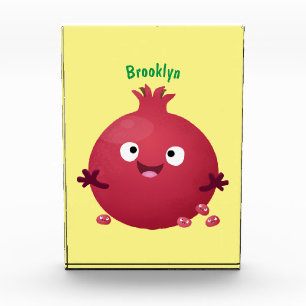 Cartoon van fijne granaatappels fotoblokken