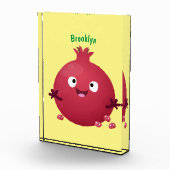 Cartoon van fijne granaatappels fotoblokken (Rechts)