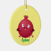 Cartoon van fijne granaatappels keramisch ornament (Rechts)