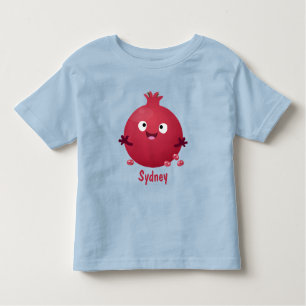 Cartoon van fijne granaatappels kinder shirts