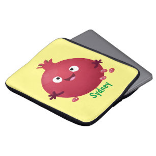 Cartoon van fijne granaatappels laptop sleeve