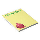 Cartoon van fijne granaatappels notitieblok (Schuin)