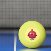 Cartoon van fijne granaatappels pingpongbal (Net)
