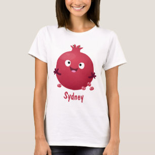 Cartoon van fijne granaatappels t-shirt