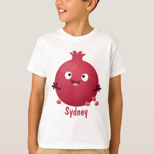 Cartoon van fijne granaatappels t-shirt