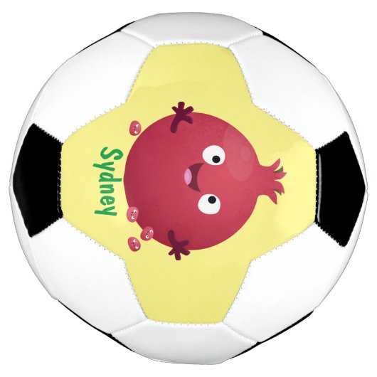Cartoon van fijne granaatappels voetbal (Gedraaid)
