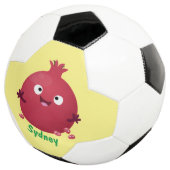 Cartoon van fijne granaatappels voetbal (Drie kwart)