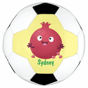 Cartoon van fijne granaatappels voetbal