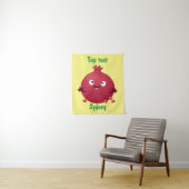 Cartoon van fijne granaatappels wandkleed (In situ)