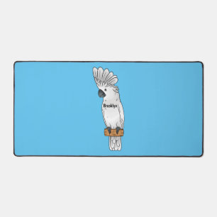 Cartoon van herkoekoekvogel bureaumat