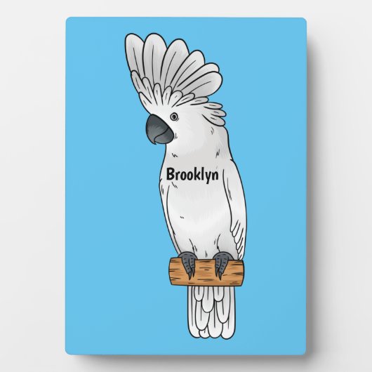 Cartoon van herkoekoekvogel fotoplaat (voorkant)