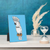 Cartoon van herkoekoekvogel fotoplaat (Zijkant)
