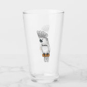 Cartoon van herkoekoekvogel glas (Voorkant)
