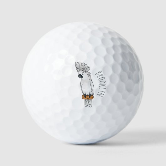 Cartoon van herkoekoekvogel golfballen (Voorkant)