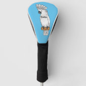 Cartoon van herkoekoekvogel golfheadcover (Voorkant)