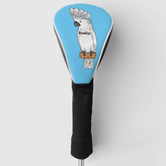 Cartoon van herkoekoekvogel golfheadcover (Voorkant)